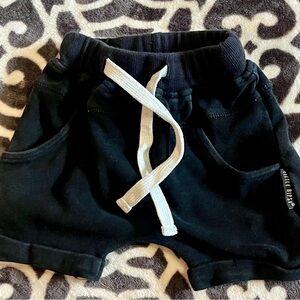 Little Bipsy 12-18 Months Black Kids Harem Style Shorts